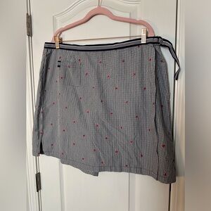 Sag Harbor Sport Woman Blue & White Check Skort Sz. 18W